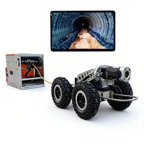 IBEX Lunar-X1 Touchscreen Tablet Sewer Pipe Inspection Robotic Crawler System for Industrial Pipes (Copy)