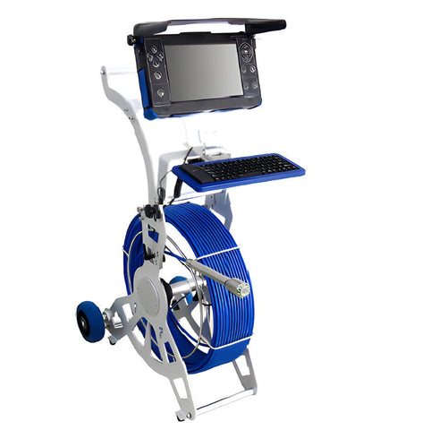 Free Locator with Cuda Cam 38mm self leveling camera head with pan & tilt option and IP68 waterproof sewer camera with 512HZ transmitter and self leveling camea head.