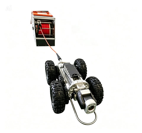 IBEX Lunar-X1 Touchscreen Tablet Sewer Pipe Inspection Robotic Crawler System for Industrial Pipes (Copy)