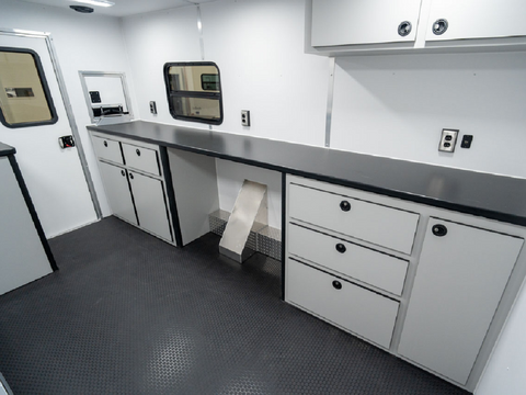 Sewer Crawler & CCTV Pipe Inspection Crawler Trailer 8' x 12' Closed Circuit TV Trailer With IBEX Sewer Inspection Crawler System.