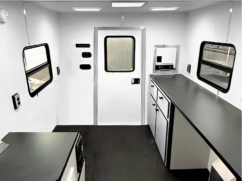 Sewer Crawler & CCTV Pipe Inspection Crawler Trailer 8' x 12' Closed Circuit TV Trailer With IBEX Sewer Inspection Crawler System.