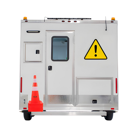 Sewer Crawler & CCTV Pipe Inspection Crawler Trailer 8' x 12' Closed Circuit TV Trailer With IBEX Sewer Inspection Crawler System.