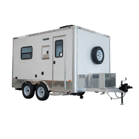 Sewer Crawler & CCTV Pipe Inspection Crawler Trailer 8' x 12' Closed Circuit TV Trailer With IBEX Sewer Inspection Crawler System.