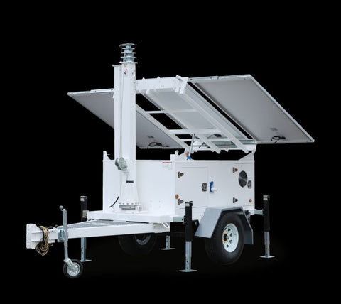 Mobile Power USA - CCTV Mobile Solar Security Trailer | Easy-Operate CCTV Camera System with MPPT (Copy)