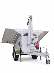 Mobile Power USA - CCTV Mobile Solar Security Trailer | Easy-Operate CCTV Camera System with MPPT