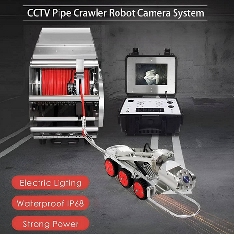 CCTV Pipe Inspection Crawler Trailer 8' x 12' Closed Circuit TV Trailer With Gemini II Sewer Inspection Crawler System.