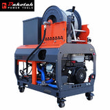 2900PSI High Pressure Sewer Jet Machine 9GPM 19HP Household Drain Residential Pipeline Washing Equipment