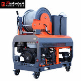 2900PSI High Pressure Sewer Jet Machine 9GPM 19HP Household Drain Residential Pipeline Washing Equipment