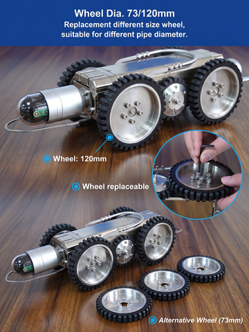 Dakotah Power Tools 300ft Crawler Inspection System Sewer Crawler