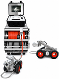 Gemini II  Robotic Mainline Crawler System Robot Pipe Crawler With Full Pan and Tilt and Rotational Zoom Camera.  650 ft of Cable