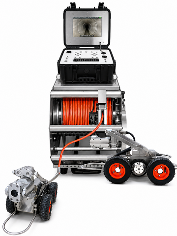 Gemini II Robotic Mainline Crawler Robot Crawler System With Full Pan and Tilt and Rotational Zoom Camera. (Copy)