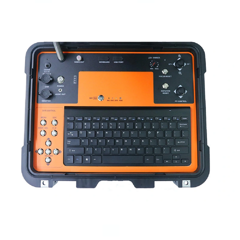 50mm Pan Tilt AHD 60m 360 degree view Drain Pipe Inspection Camera