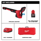 Milwaukee M18 18-Volt Lithium-Ion Cordless 200 ft. Drain Camera Inspection System Image Reel Kit w/M12 Pipeline Locator Kit (2-Tool)