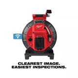 Milwaukee M18 18-Volt Lithium-Ion Cordless 120 ft. Pipe Camera Inspection System Image Reel Kit with Batteries and Charger