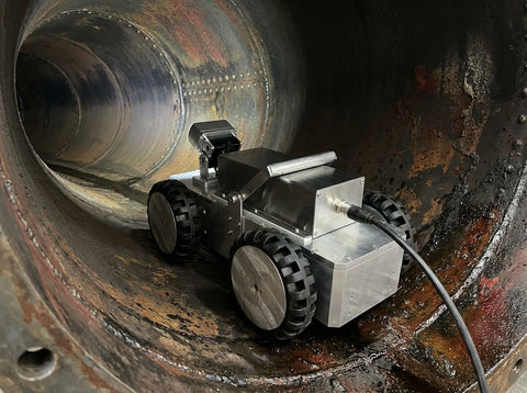 MPE Galaxy Robotic Pipeline Sewer Crawler - Industrial Robotic Sewer Crawler Camera, Anti-Slip 6-Wheel Drive, Explosion-Proof (Copy) (Copy)