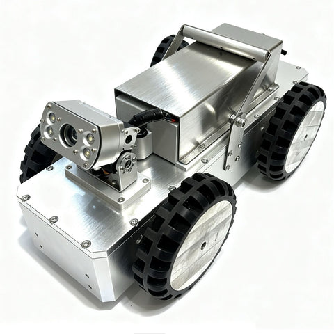 MPE Galaxy Crawler Pipeline Inspection Crawler - Industrial Robotic Pipe Camera, Anti-Slip 6-Wheel Drive, Explosion-Proof