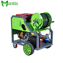 Cart Jetter with 27 HP Engine and 14 Gallon Per Minute Water Flow For Flushing Stubborn Grease and Drain Blockages