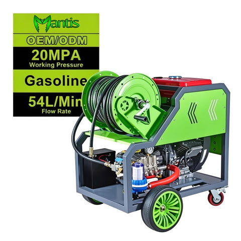 Heavy Duty Commercial Drain Cleaner 20Mpa Pipe Sewer Cleaning Dredging Machine Gasoline High Pressure Washer (Copy) (Copy) (Copy)