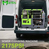 2175Psi Compact Design Industrial Diesel High Pressure Pipeline Dredging Sewer Jetter Drain Cleaner