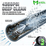 4350Psi 35L/min Gasoline Sewer Cleaning Machine 50M Hose Industrial High Pressure Drain Pipe Jetter for Stubborn Blockages (Copy)