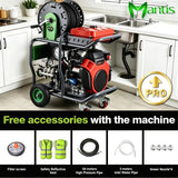 4350Psi 35L/min Gasoline Sewer Cleaning Machine 50M Hose Industrial High Pressure Drain Pipe Jetter for Stubborn Blockages (Copy)