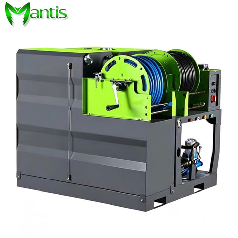 27Hp Power 64L/Min Water Jet Hydroblasting Sewage Plumbing Drain Block Cleaning Oil Pipeline Unclogging Machine
