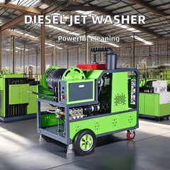 58Hp Four-Cylinder Diesel Engine High Pressure Water Jet Pipe Pipeline Sewer Sewage Cleaning Machine (Copy) (Copy)