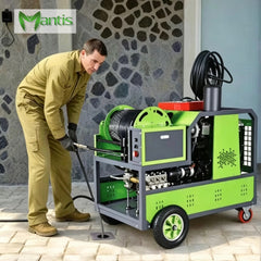 58HP Four-Cylinder Diesel Engine High Pressure Water Jet Pipe Pipeline Sewer Sewage Cleaning Machine