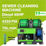 4350Psi Heavy Duty Automatic Diesel Pressure Washer Sewer Cleaning Machine (Copy) (Copy)