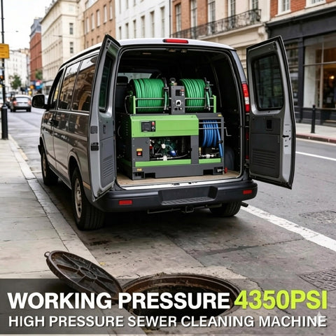4350Psi Heavy Duty Automatic Diesel Pressure Washer Sewer Cleaning Machine (Copy) (Copy)