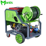 2900PSI 27HP Powerful Dual-Cylinder Diesel Pipe Dredging Machine Drain Pipe Cleaner Machine Sewer Jet Machine