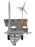 Mobile Power USA - Mobile Solar Generator Trailer | Off-Grid Power Supply with Lithium Battery & Solar Panels