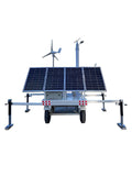 Mobile Power USA - Mobile Solar Generator Trailer | Off-Grid Power Supply with Lithium Battery & Solar Panels
