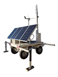 Mobile Power USA - Mobile Solar Generator Trailer | Off-Grid Power Supply with Lithium Battery & Solar Panels