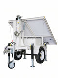 Mobile Solar Power Trailer | 1300W Off-Grid Energy System & 30ft Mast | 15-30ft Telescopic Mast Power Station