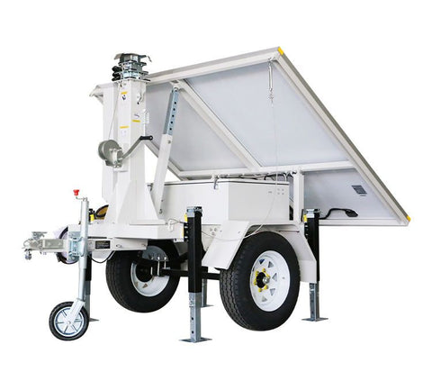 Mobile Power USA - CCTV Mobile Solar Security Trailer | Easy-Operate CCTV Camera System with MPPT (Copy)