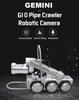 Gemini II Robotic Mainline Crawler Robot Crawler System With Full Pan and Tilt and Rotational Zoom Camera.